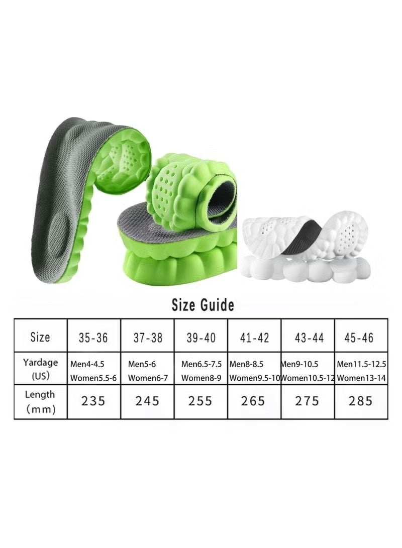 Cloud Memory Foam Insoles for Men & Women – 4D Soft Comfort Shoe Insoles with Arch Support, Shock Absorption & All-Day Foot Relief - Image 3